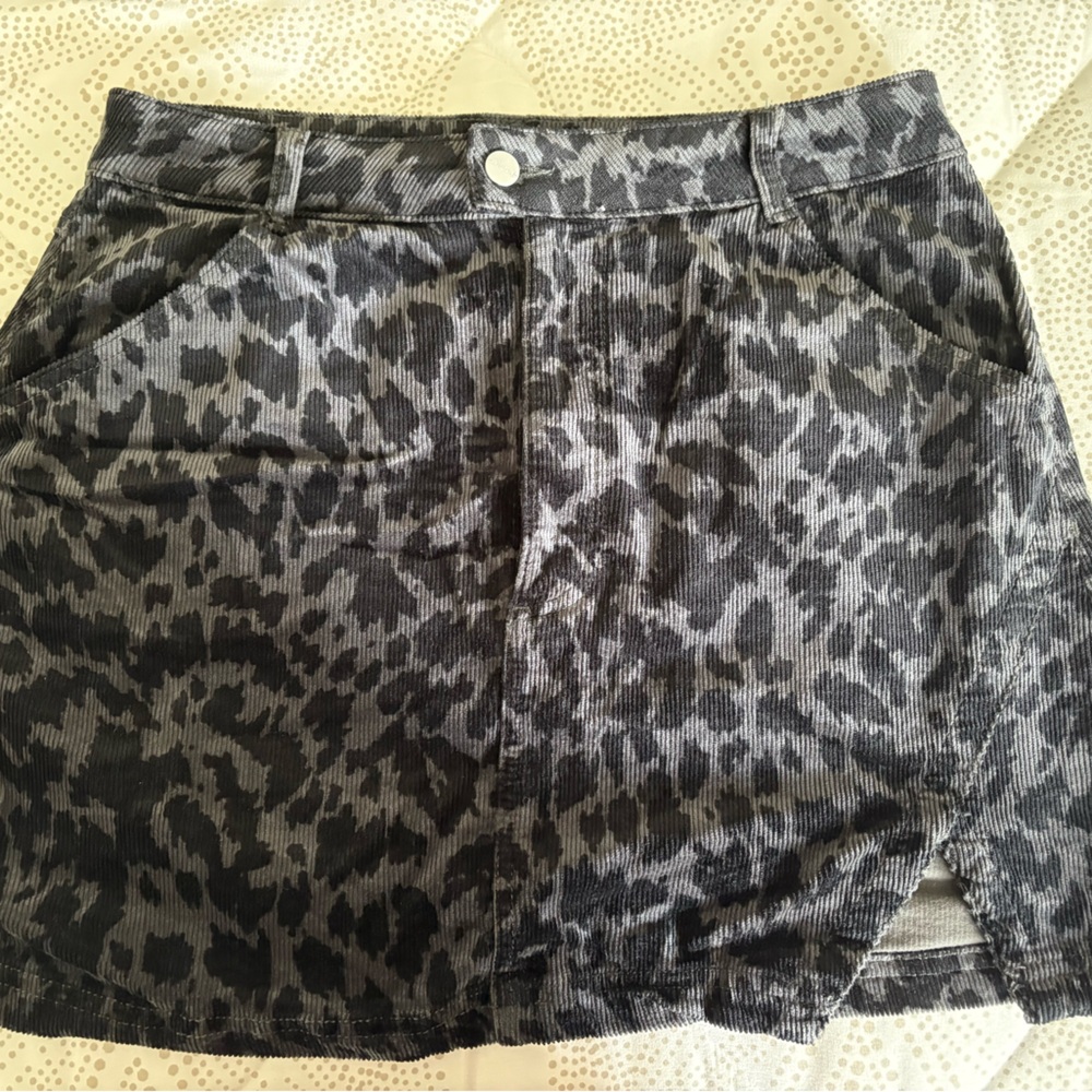Anthropologie by Pilcro Leopard Print Skirt